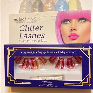 Select lash Glitter Pink-berry multi color!NIB! Rare!